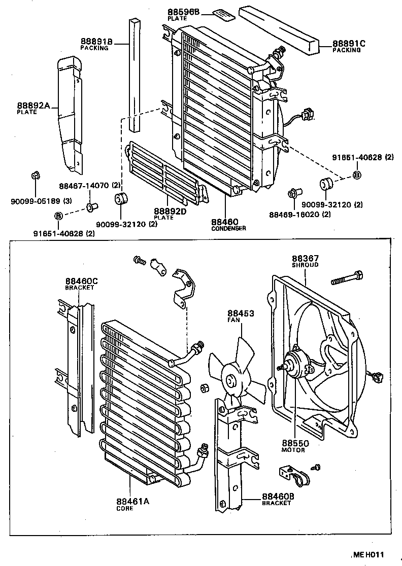  SPRINTER CARIB |  HEATING AIR CONDITIONING COOLER PIPING