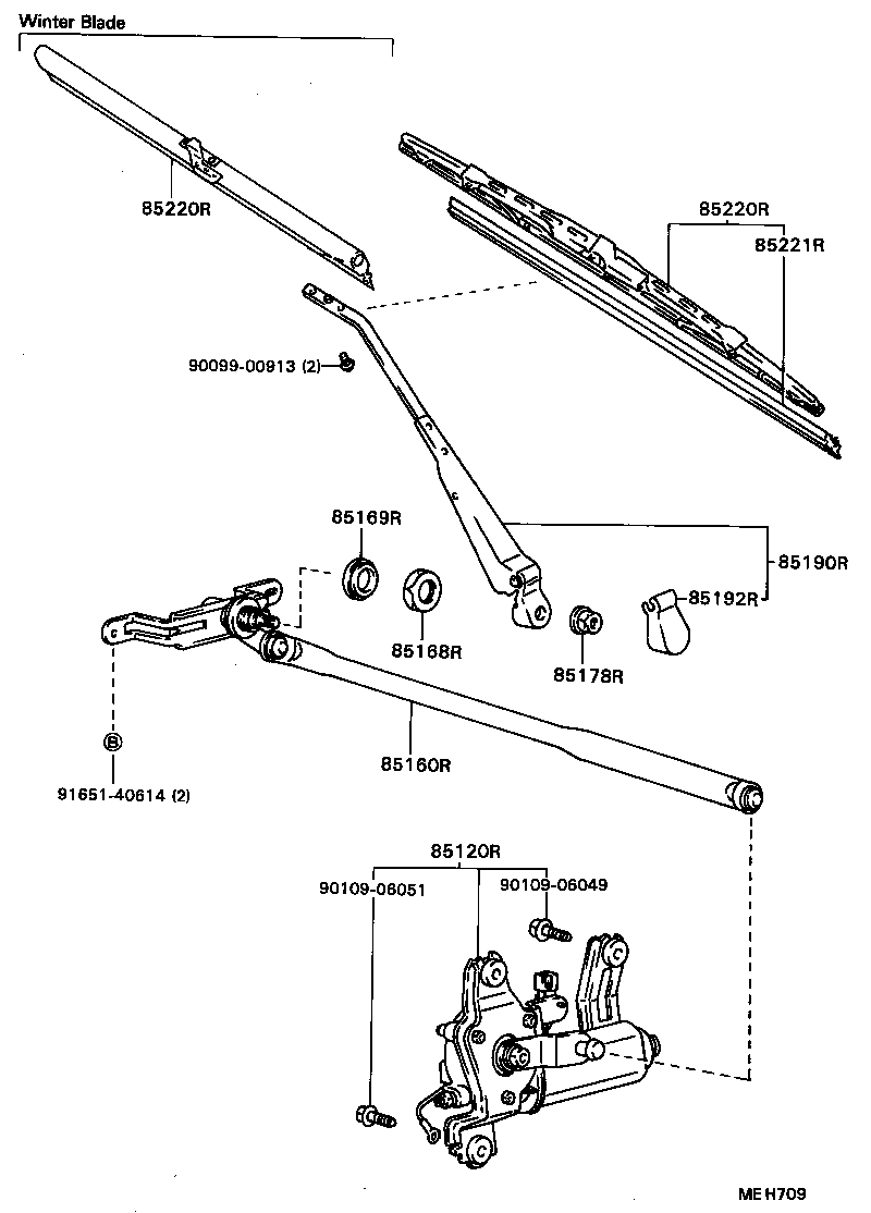  SPRINTER CARIB |  REAR WIPER