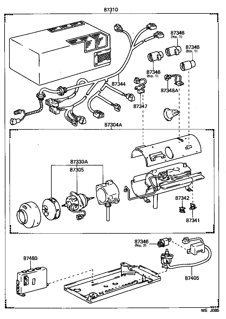  HIACE VAN WAGON |  HEATING AIR CONDITIONING HEATER UNIT BLOWER