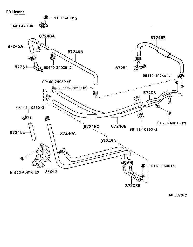  DYNA TOYOACE |  HEATING AIR CONDITIONING WATER PIPING
