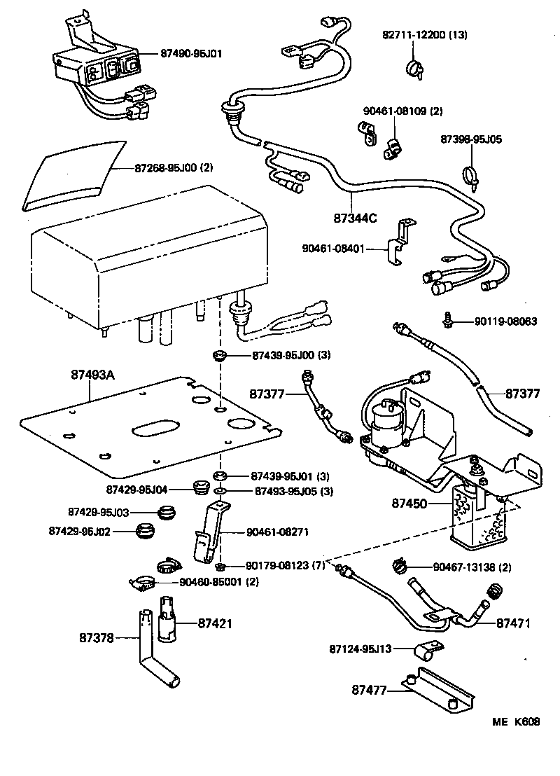  HIACE VAN WAGON |  HEATING AIR CONDITIONING HEATER UNIT BLOWER