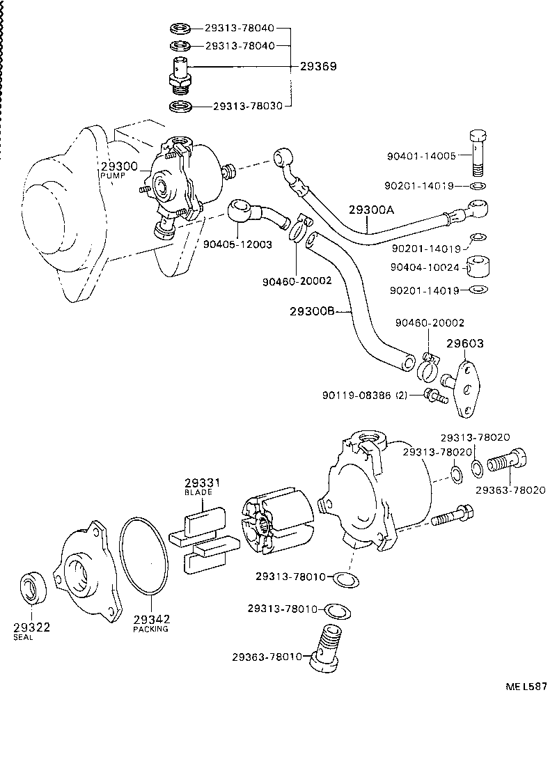  DYNA TOYOACE |  VACUUM PUMP