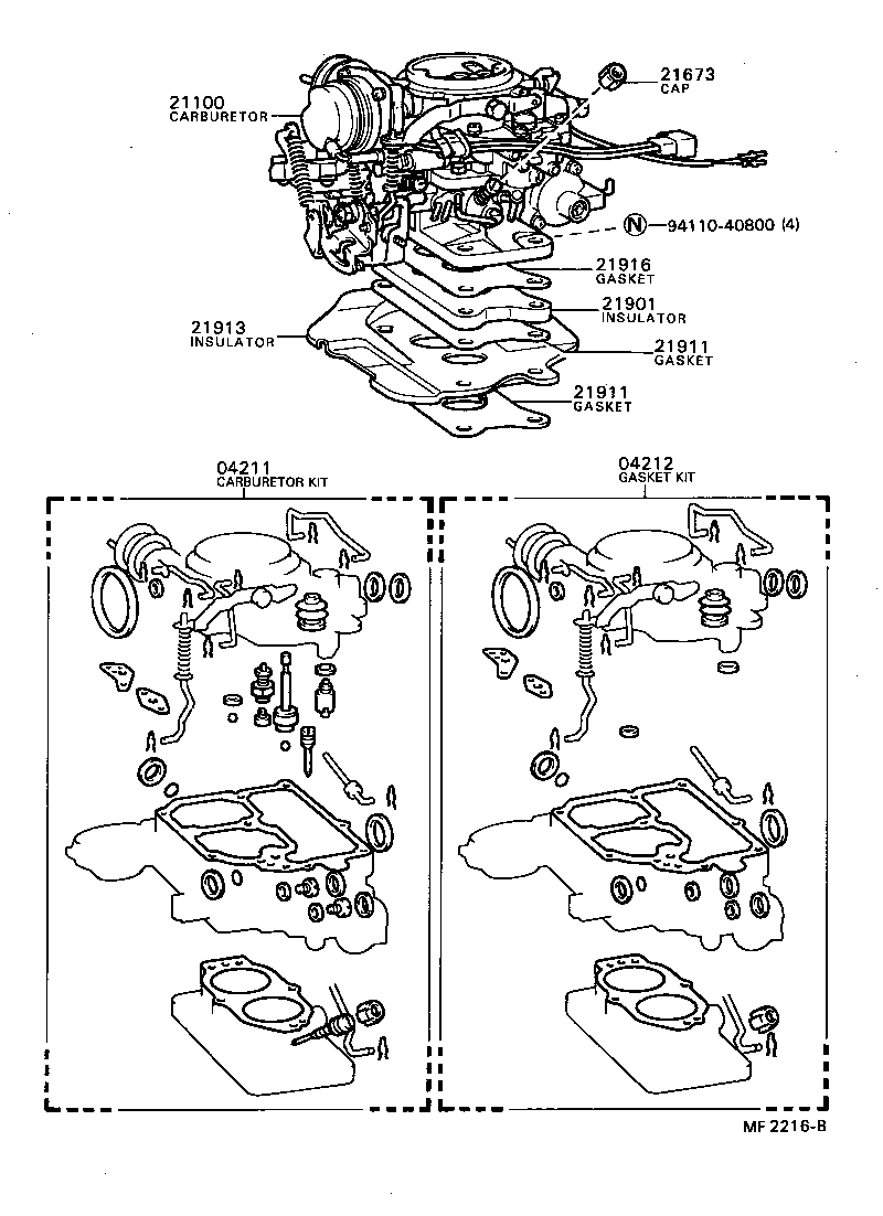  SPRINTER CARIB |  CARBURETOR ASSEMBLY