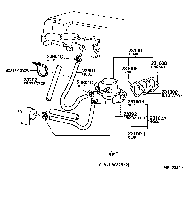  LITE TOWNACE TRUCK |  FUEL PUMP PIPE