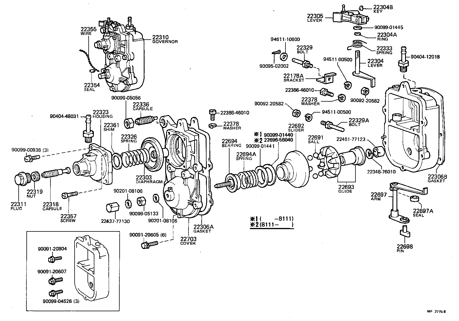  TOYOACE |  PNEUMATIC GOVERNOR