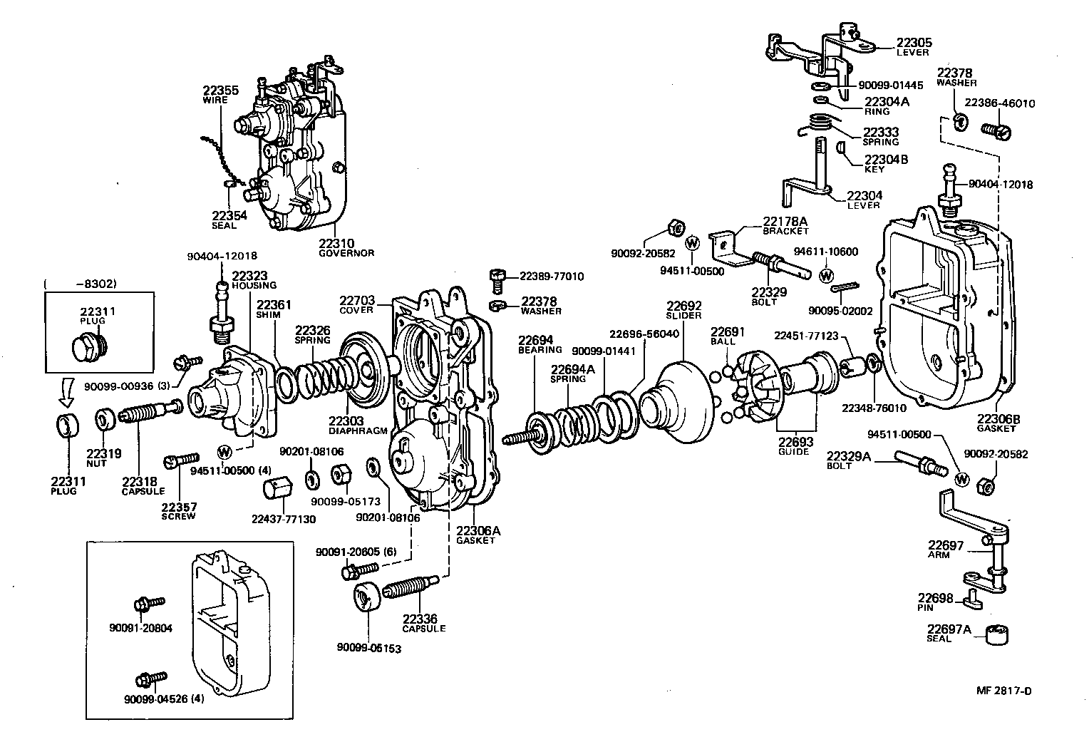  DYNA TOYOACE |  PNEUMATIC GOVERNOR