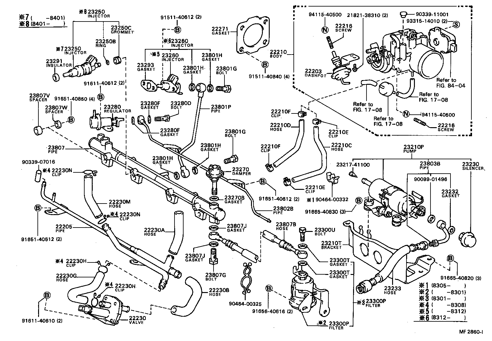  CAMRY VISTA |  FUEL INJECTION SYSTEM