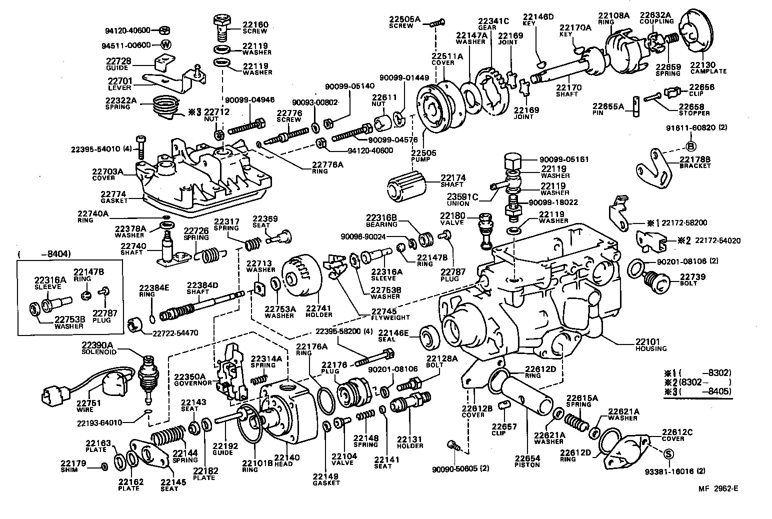  LAND CRUISER S T H T |  INJECTION PUMP BODY