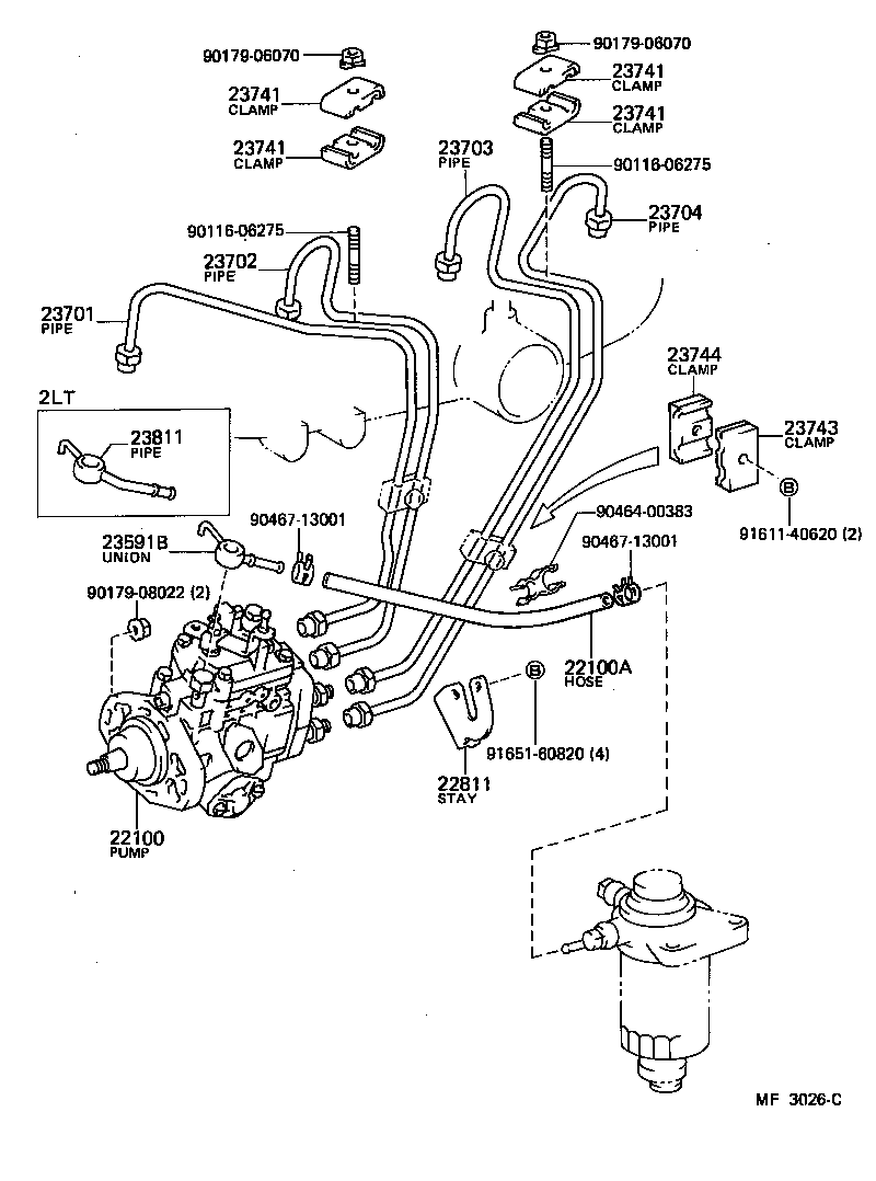  HIACE VAN WAGON |  INJECTION PUMP ASSEMBLY