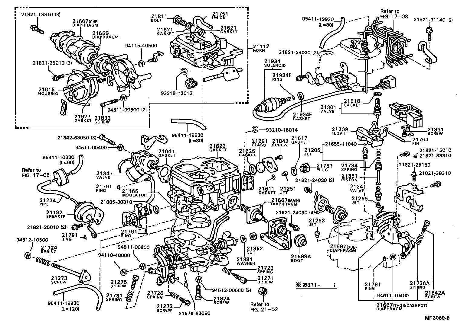  CAMRY VISTA |  CARBURETOR