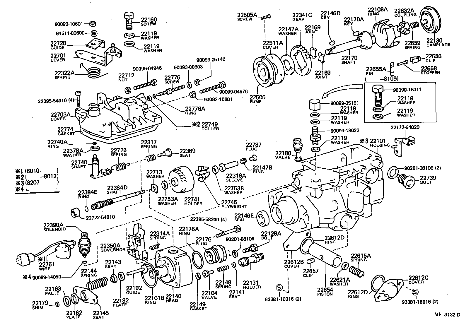  TOYOACE |  INJECTION PUMP BODY