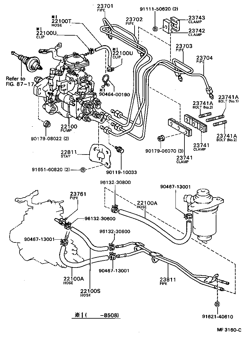  CAMRY VISTA |  INJECTION PUMP ASSEMBLY