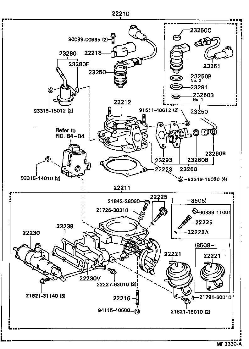  CAMRY VISTA |  FUEL INJECTION SYSTEM