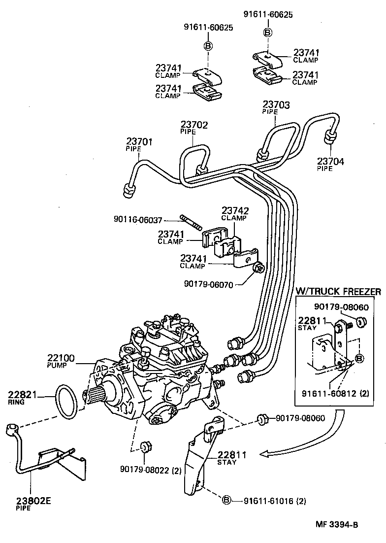  DYNA TOYOACE |  INJECTION PUMP ASSEMBLY