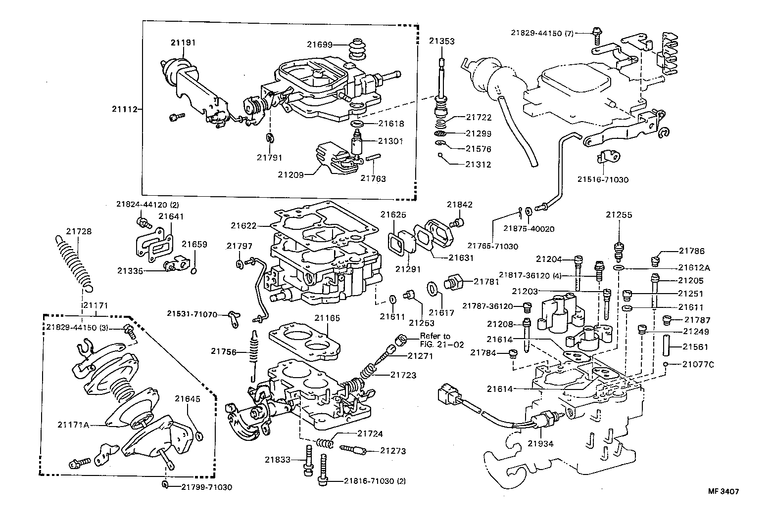  DYNA TOYOACE |  CARBURETOR