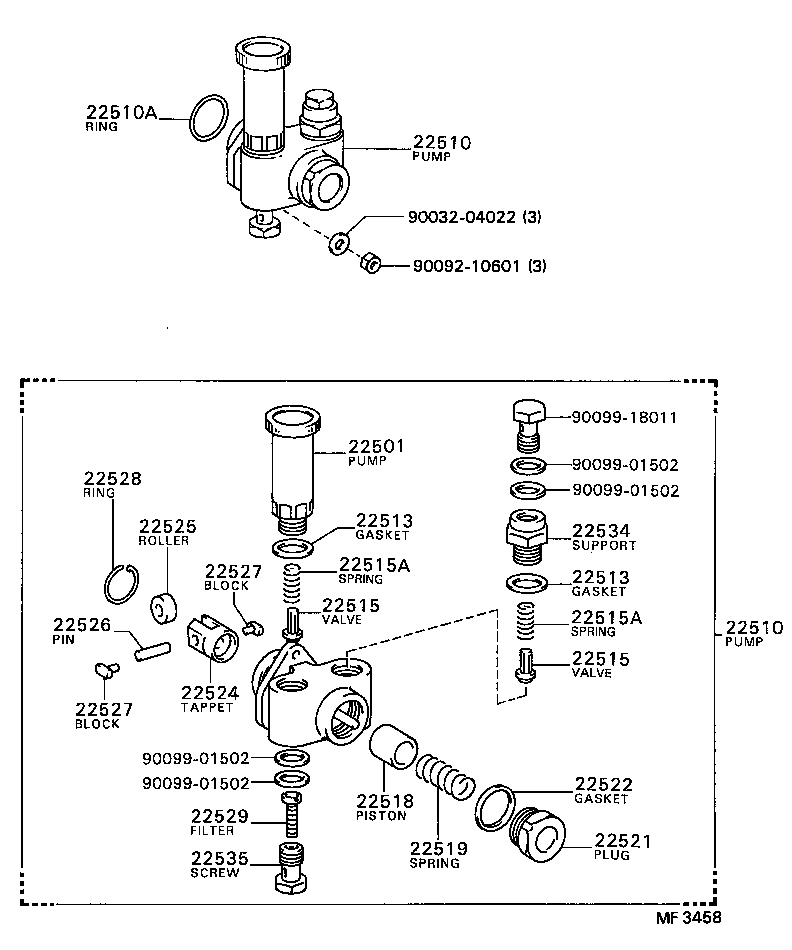  DYNA TOYOACE |  FUEL FEED PUMP