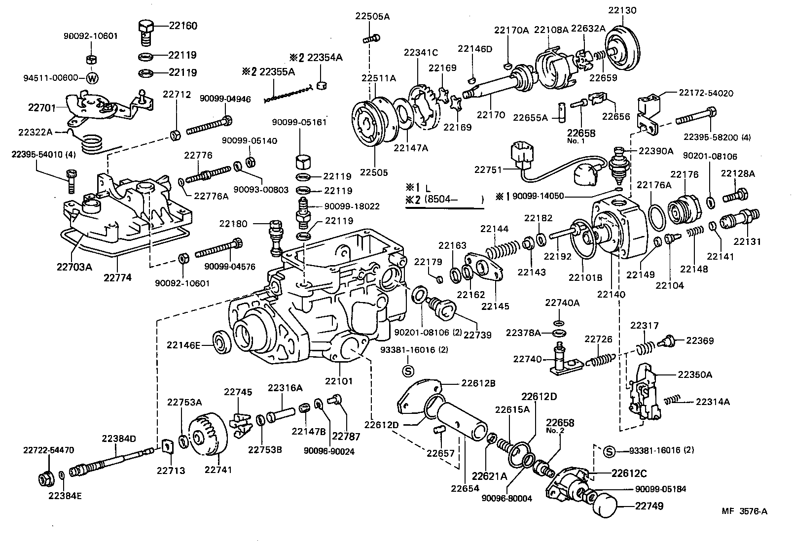  TOYOACE |  INJECTION PUMP BODY
