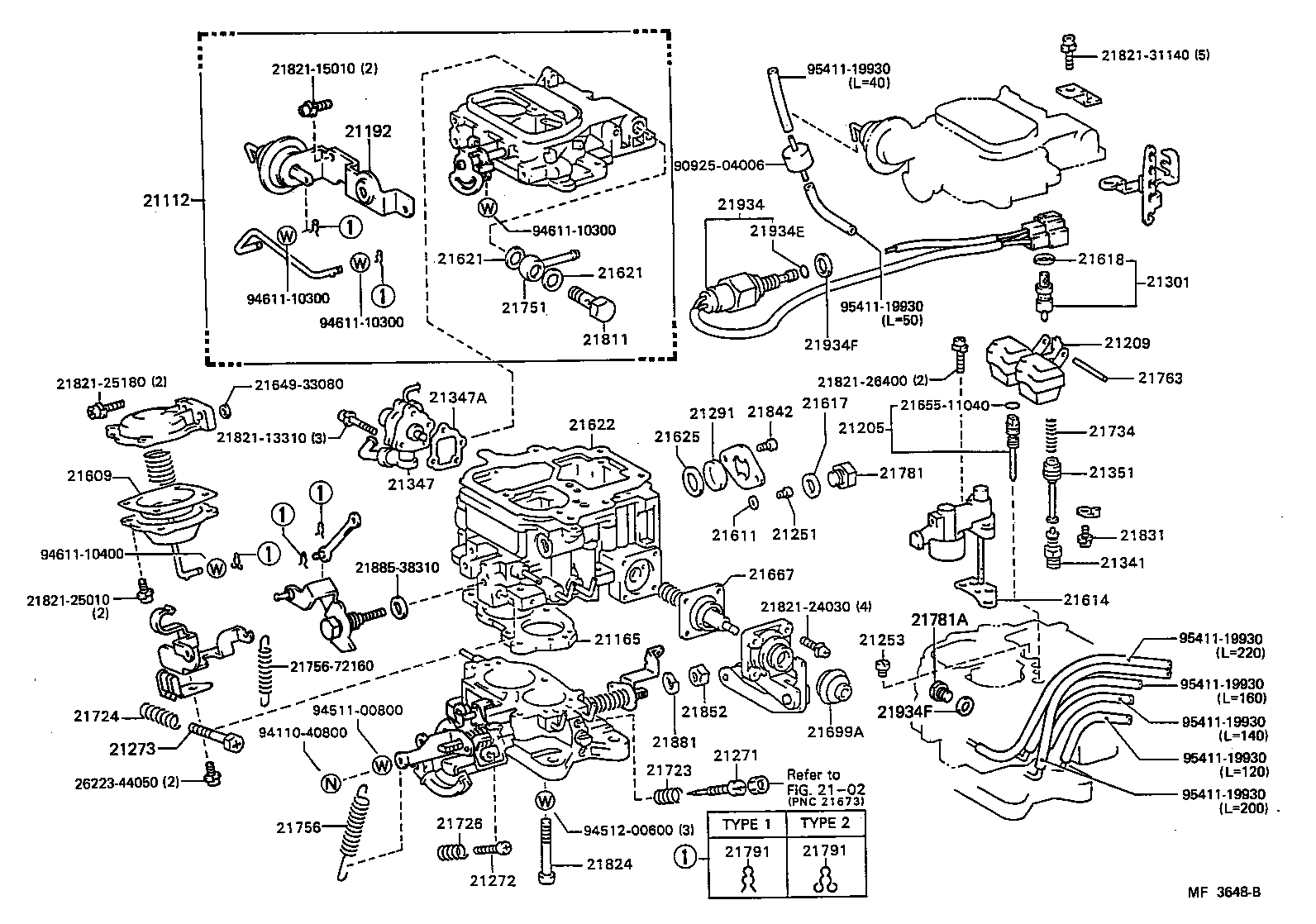  TOYOACE DYNA |  CARBURETOR