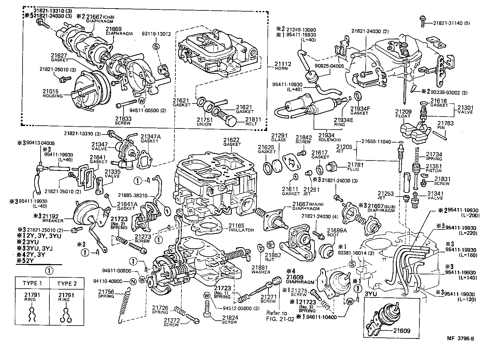  HIACE VAN WAGON |  CARBURETOR