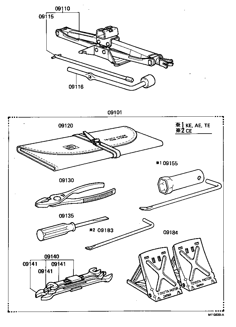  SPRINTER |  STANDARD TOOL