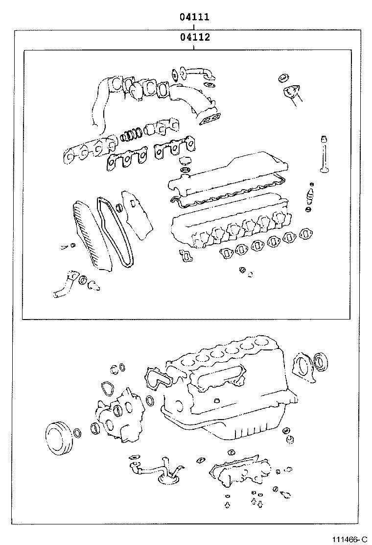  LAND CRUISER 70 |  ENGINE OVERHAUL GASKET KIT