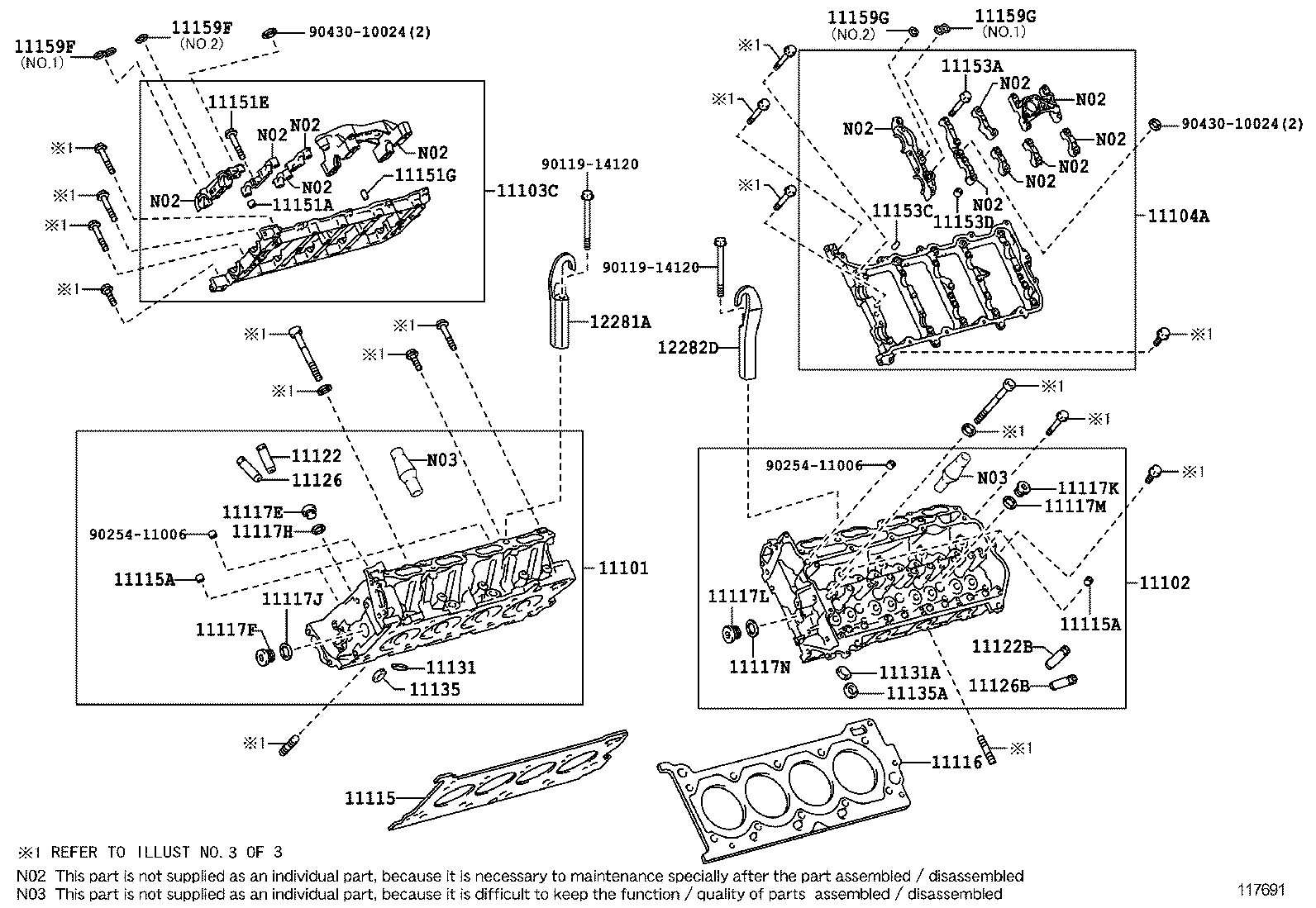  LS460 460L |  CYLINDER HEAD