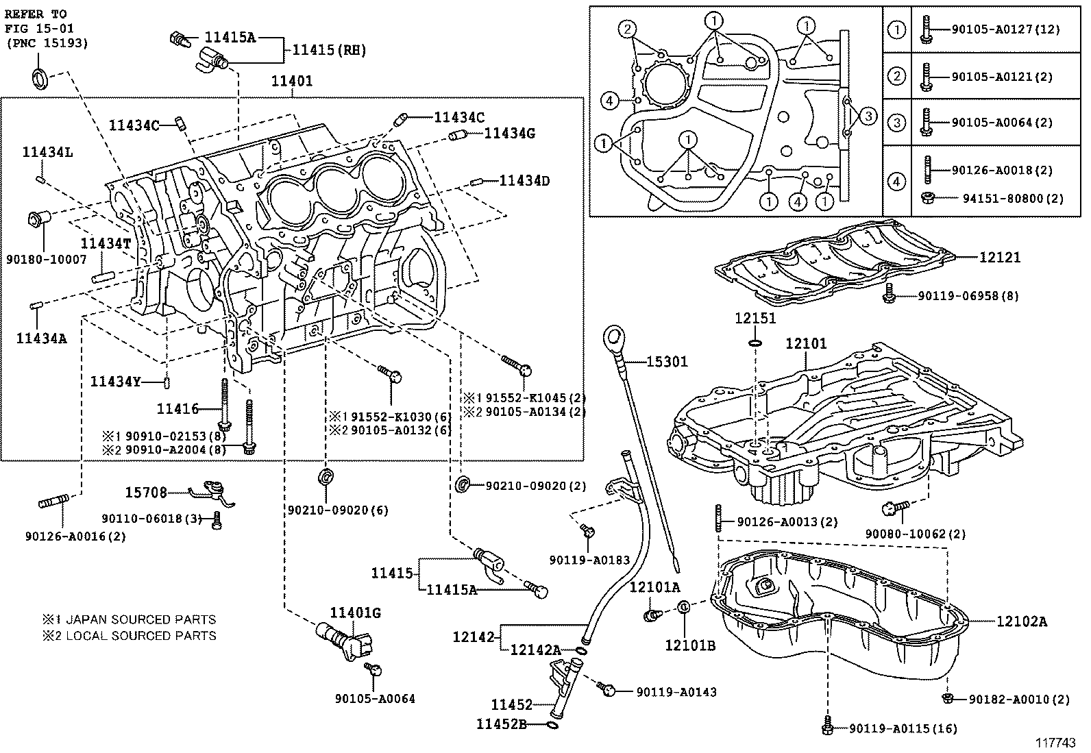  AVALON |  CYLINDER BLOCK