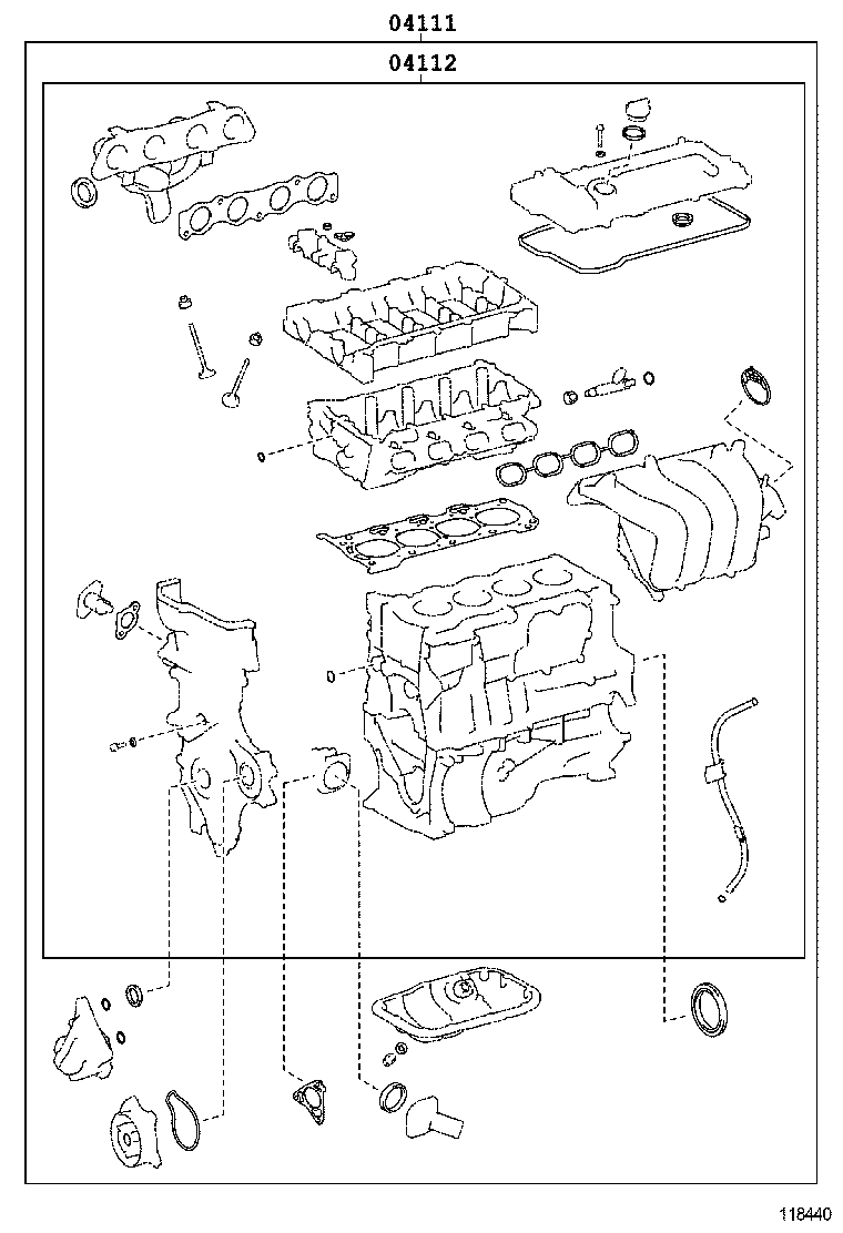  COROLLA |  ENGINE OVERHAUL GASKET KIT