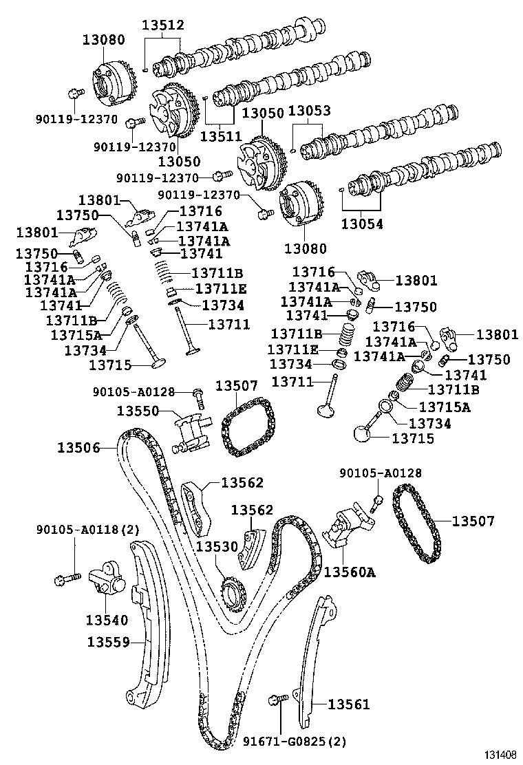  AVALON |  CAMSHAFT VALVE