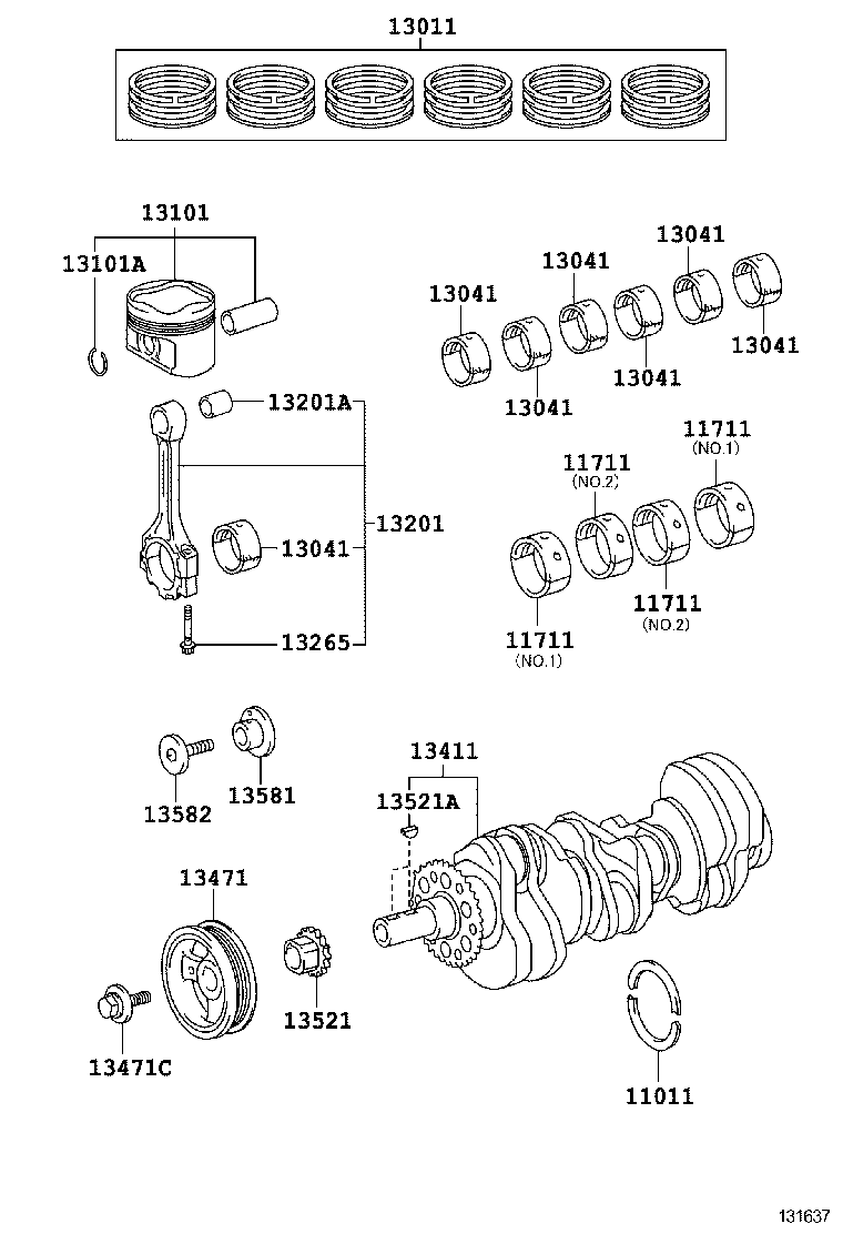  AVALON |  CRANKSHAFT PISTON