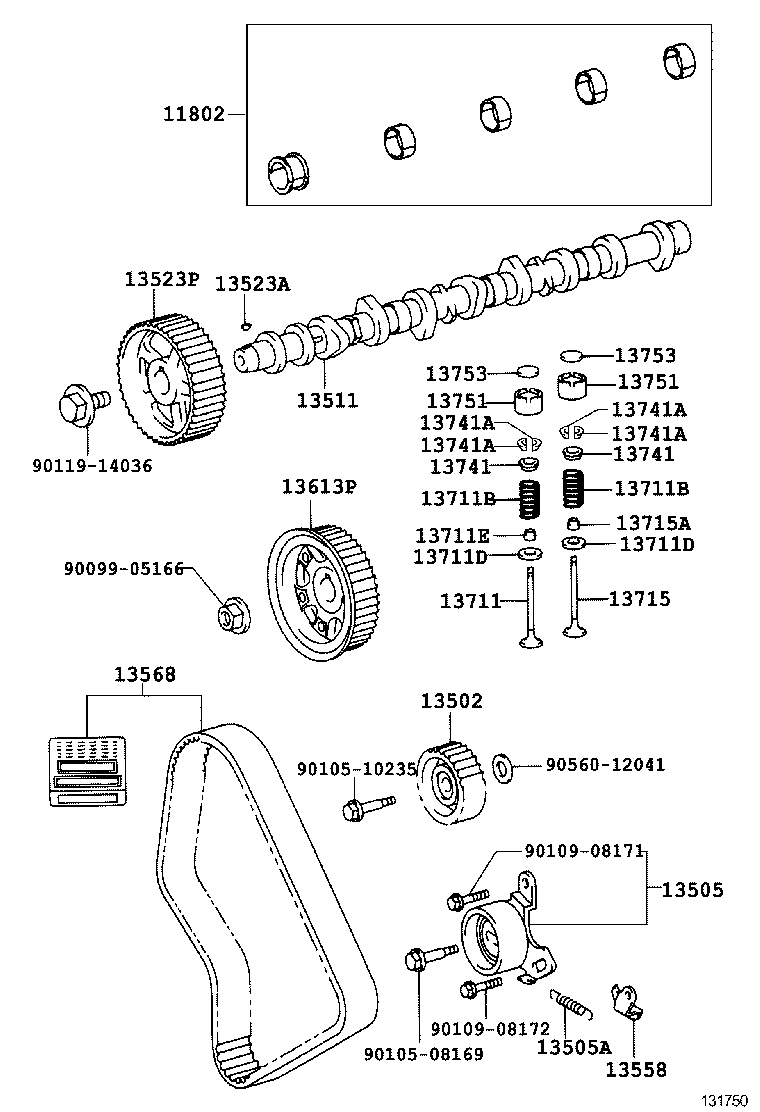  HILUX |  CAMSHAFT VALVE