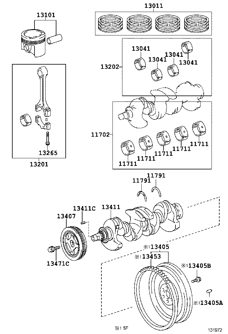  YARIS FRP |  CRANKSHAFT PISTON