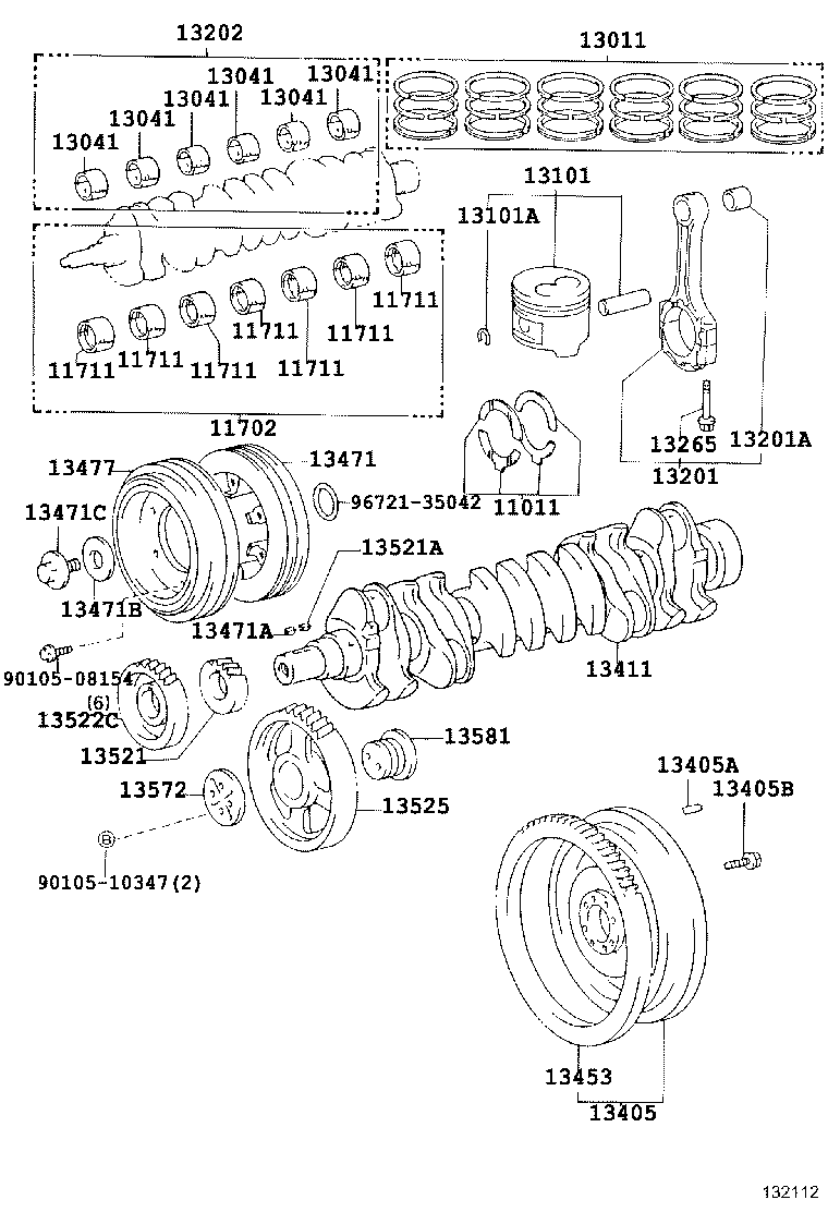  LAND CRUISER 70 |  CRANKSHAFT PISTON