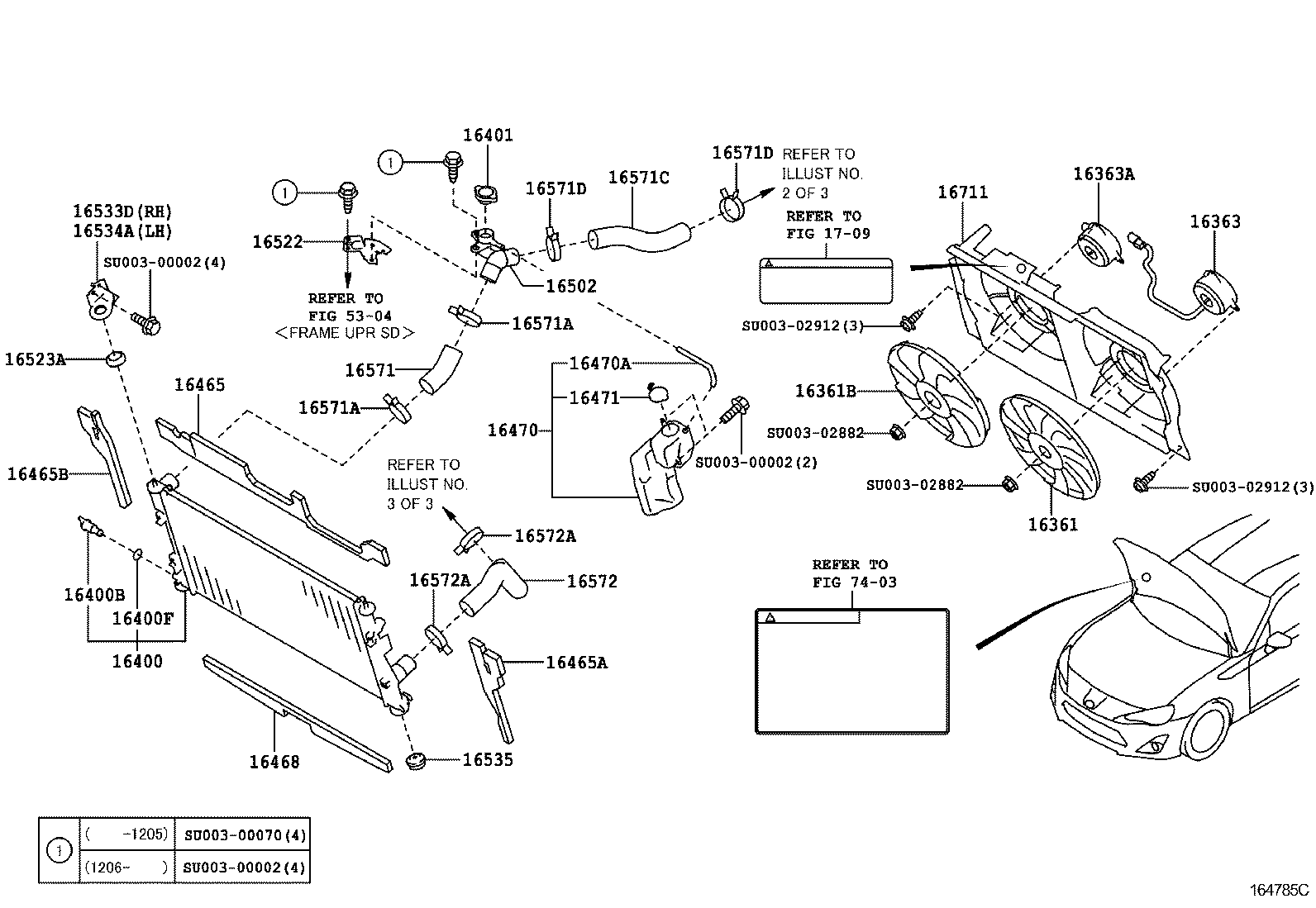  SCION FR S |  RADIATOR WATER OUTLET