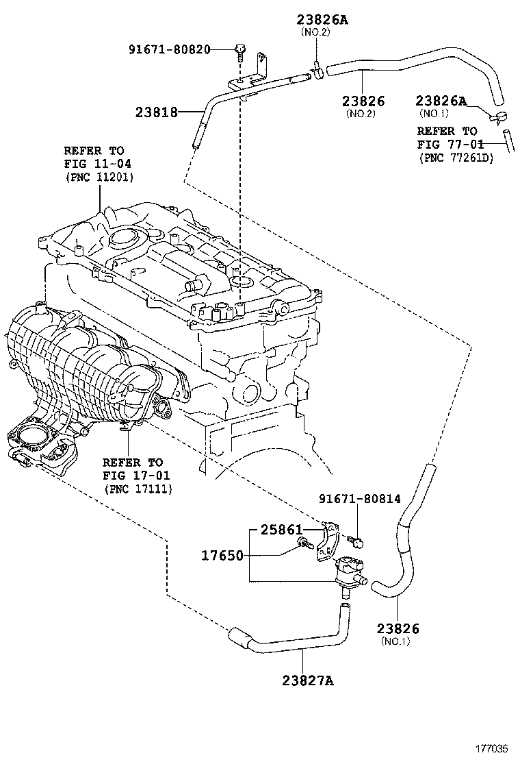  PRIUS V |  VACUUM PIPING