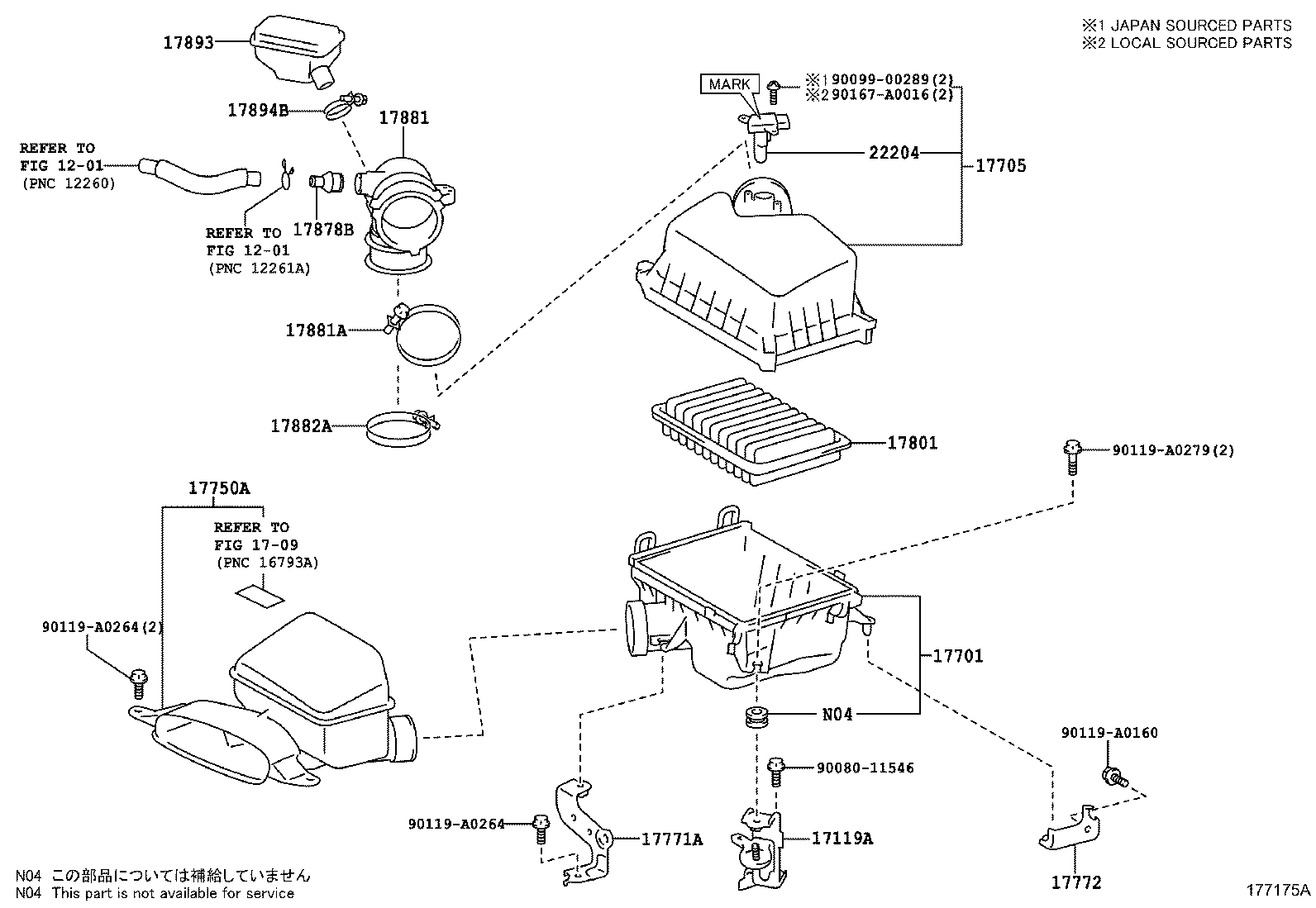  CAMRY |  AIR CLEANER