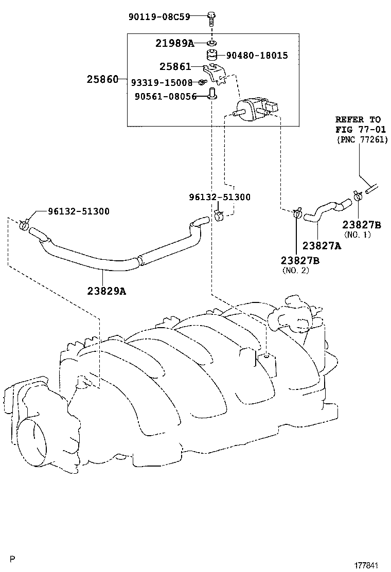  LS460 460L |  VACUUM PIPING