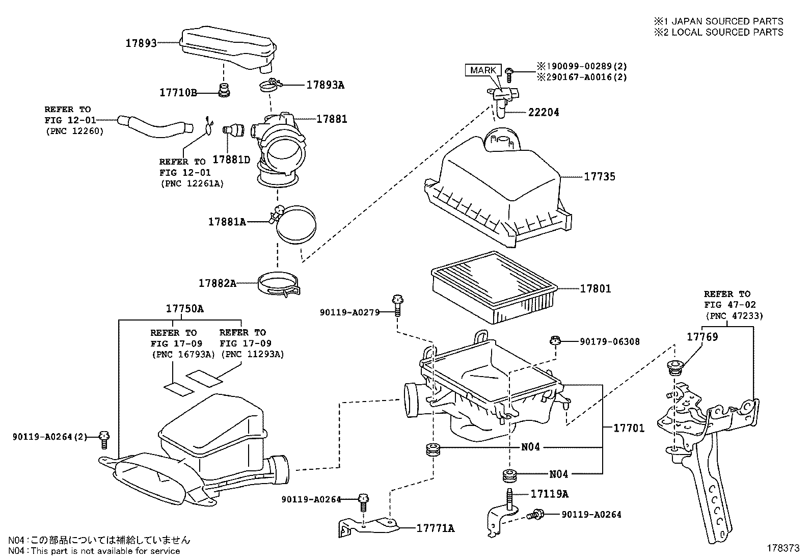  CAMRY HYBRID |  AIR CLEANER