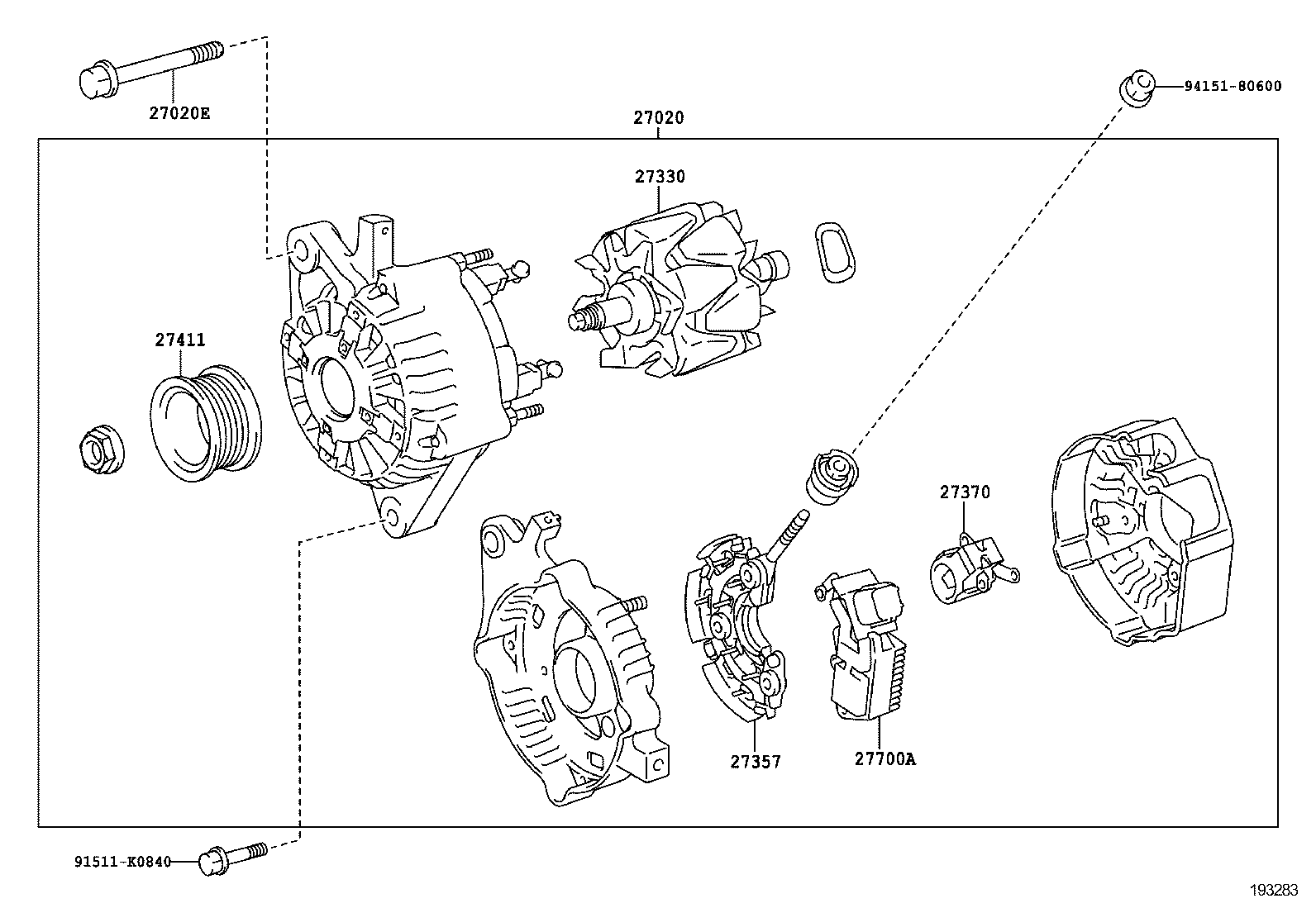  SCION IQ |  ALTERNATOR