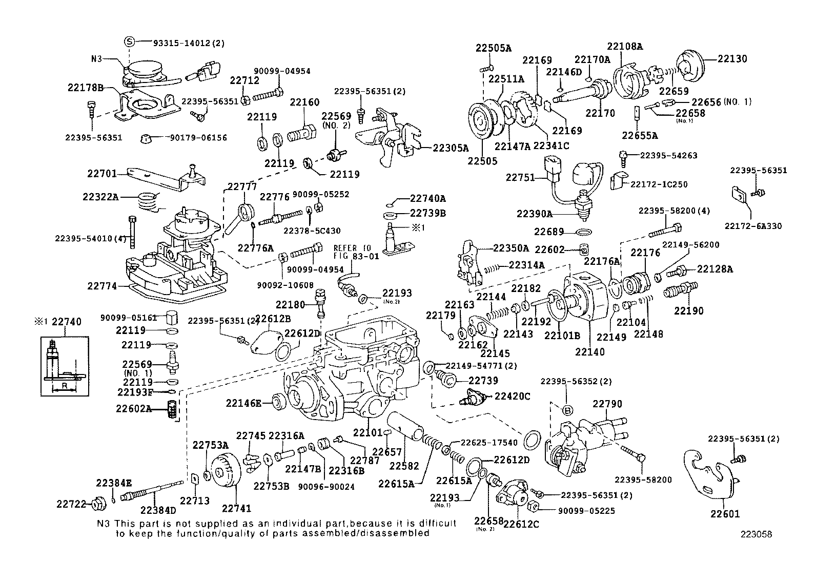  LAND CRUISER 70 |  INJECTION PUMP BODY