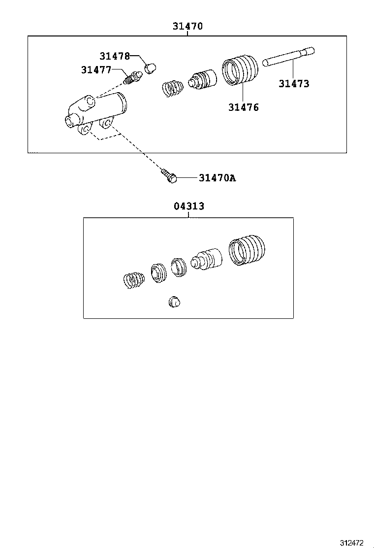  HILUX |  CLUTCH RELEASE CYLINDER