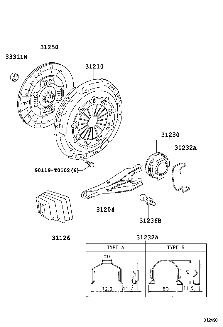  HILUX |  CLUTCH RELEASE FORK