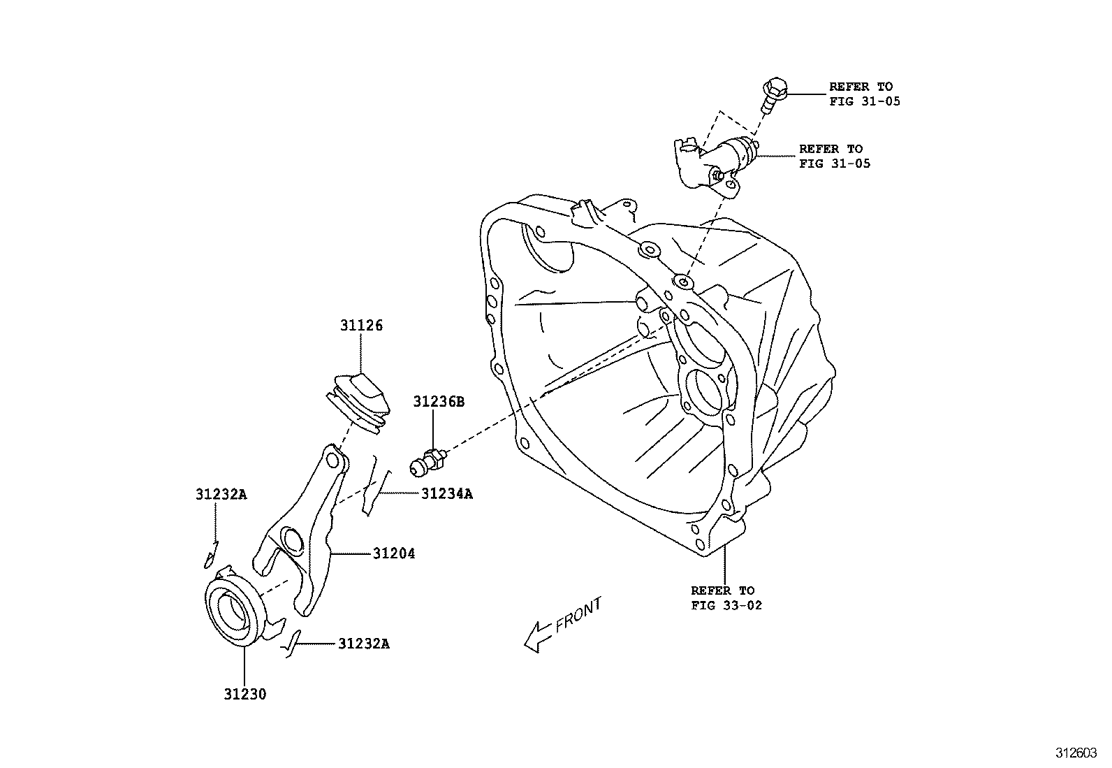  SCION FR S |  CLUTCH RELEASE FORK