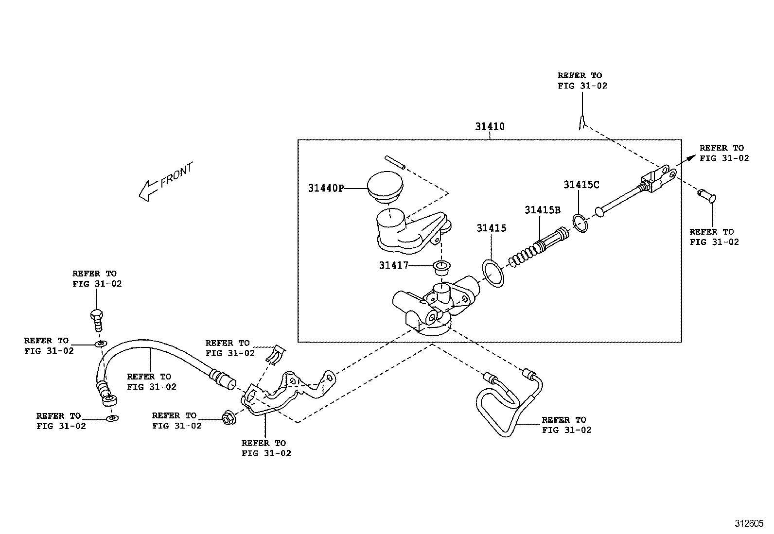 SCION FR S |  CLUTCH MASTER CYLINDER