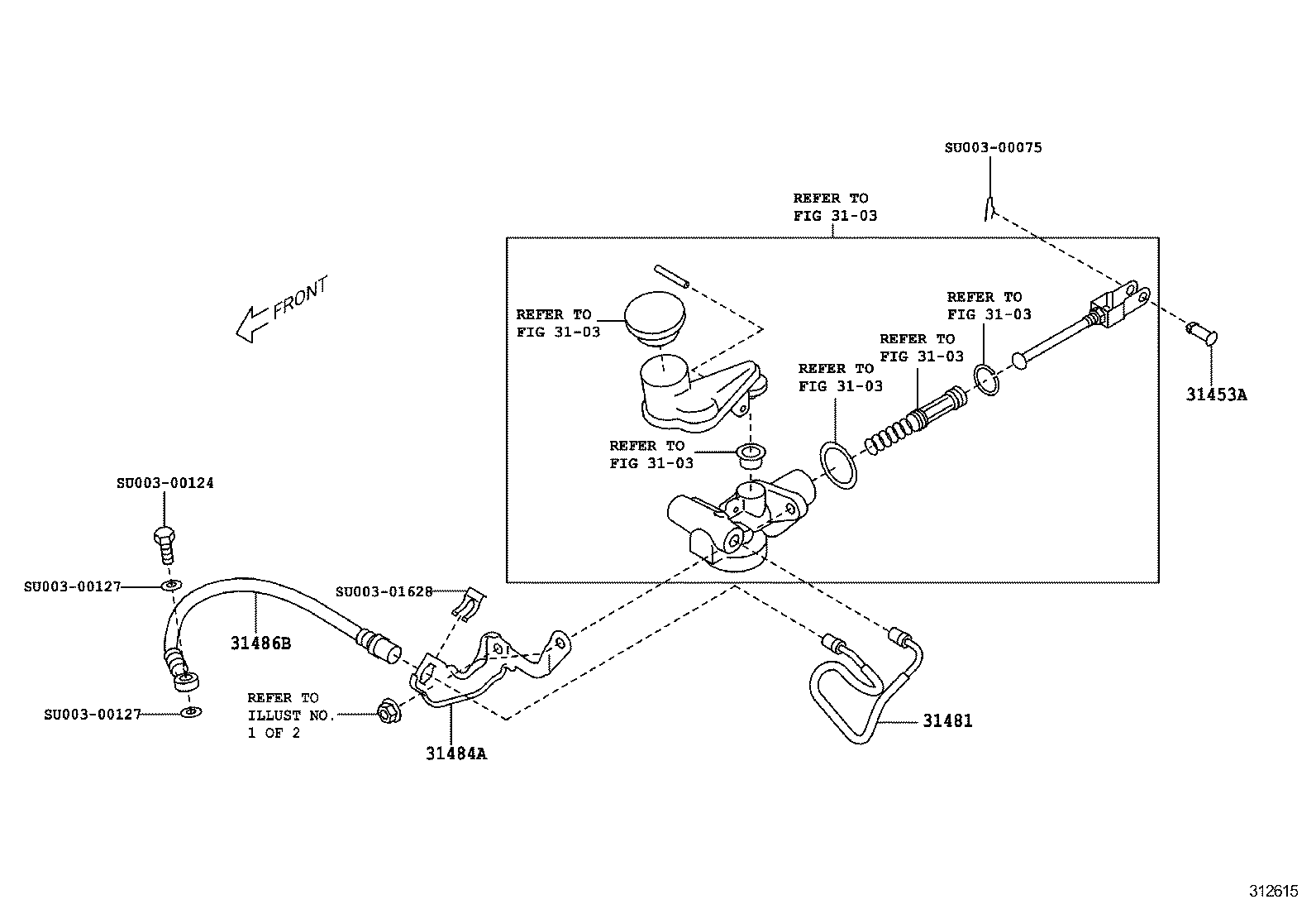  SCION FR S |  CLUTCH PEDAL FLEXIBLE HOSE