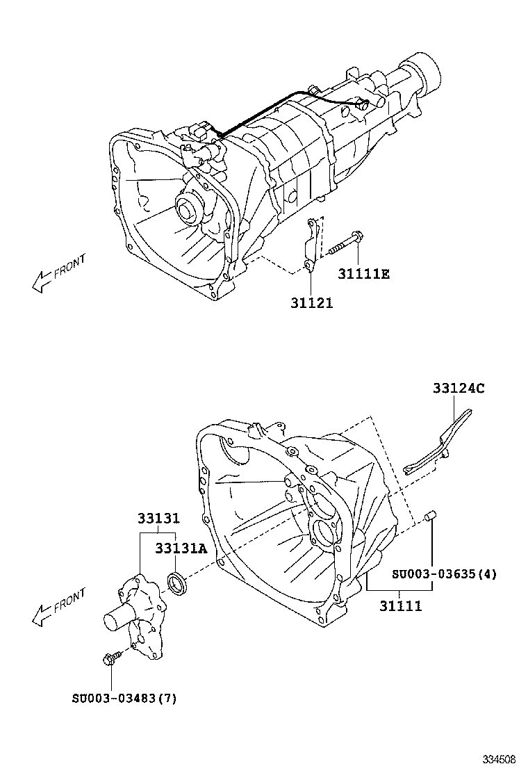  SCION FR S |  CLUTCH HOUSING TRANSMISSION CASE MTM