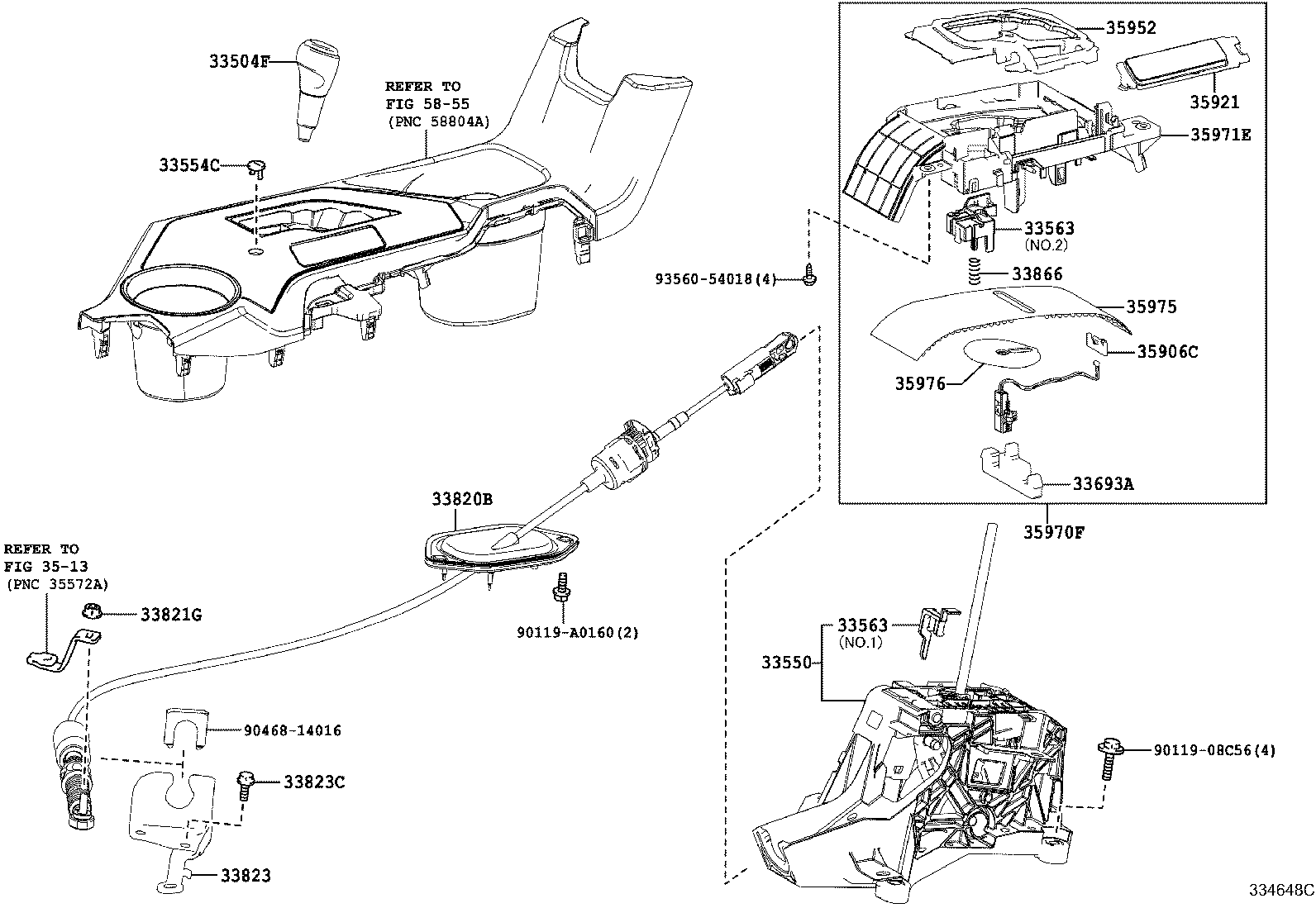  RAV4 NAP |  SHIFT LEVER RETAINER