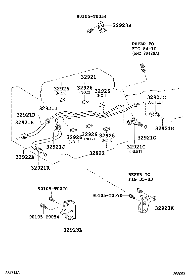  HILUX |  OIL COOLER TUBE ATM