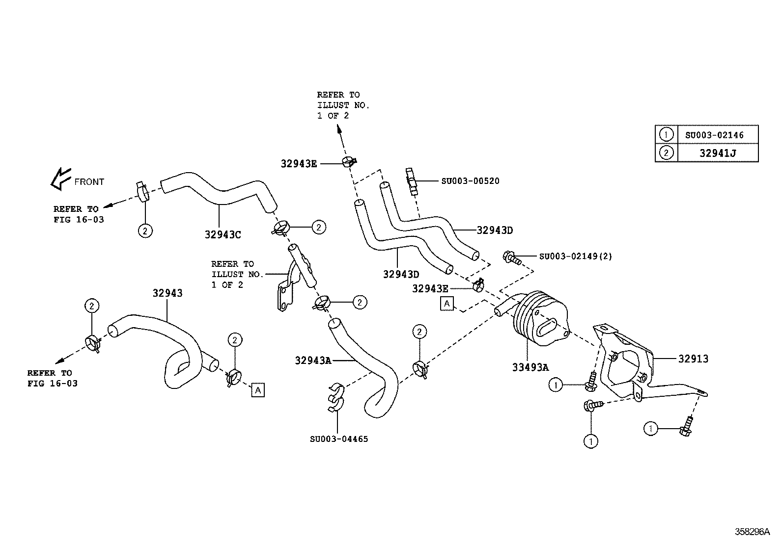  SCION FR S |  OIL COOLER TUBE ATM