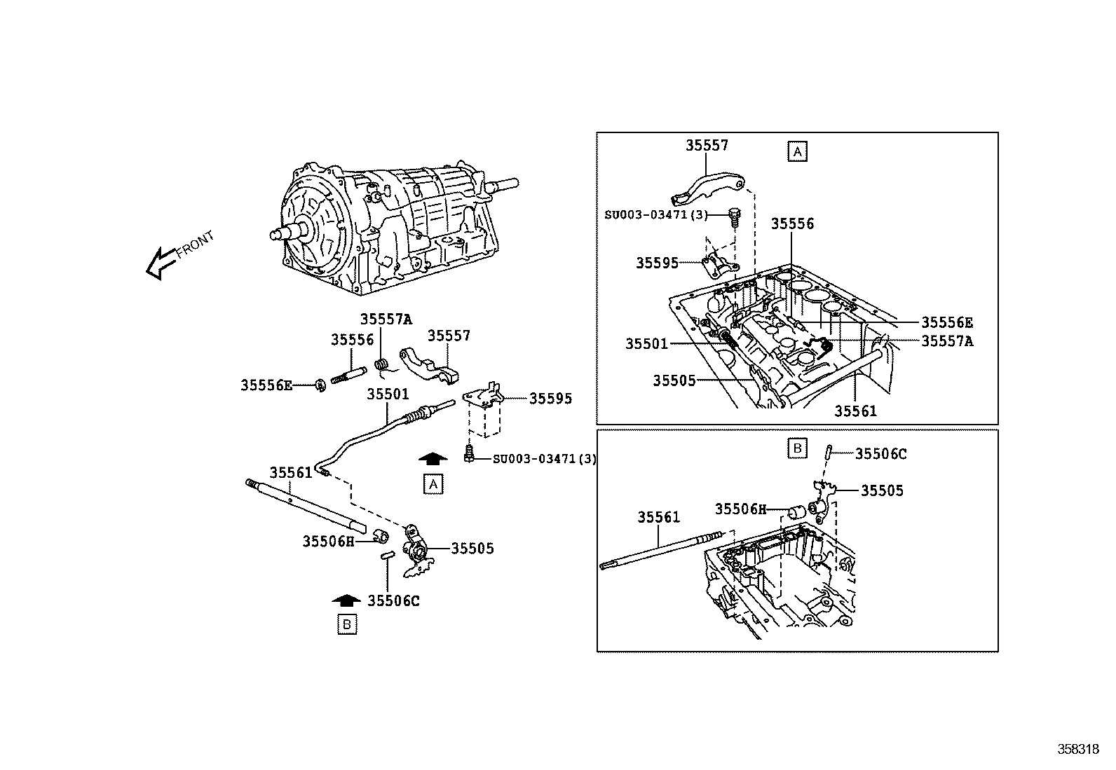  SCION FR S |  THROTTLE LINK VALVE LEVER ATM